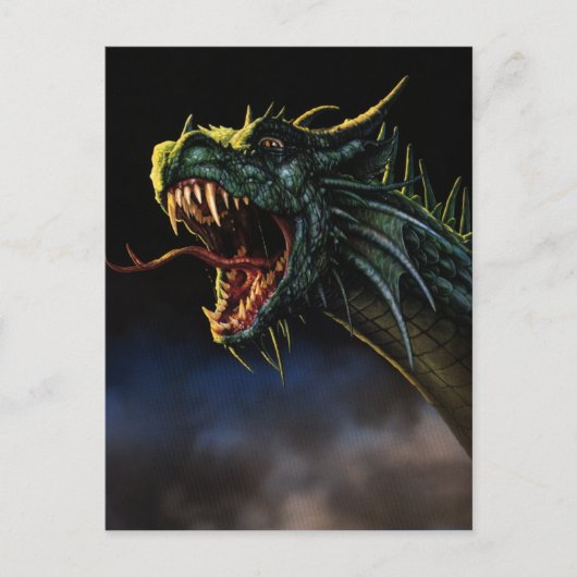 Le dragon du Loch Ness - Postkarte (Vorderseite)