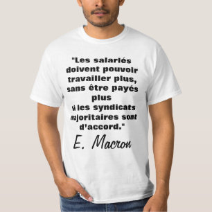 Le droit au Travail d'après E. M. - T - Shirt