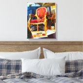 Le Fauteuil - 11x14 überzogene Canvas / Stuhl Leinwanddruck (Insitu (Schlafzimmer))