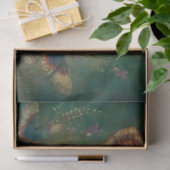 Le Femme Butterfly Beauty Fleur Decoupage Seidenpapier (Geschenk)