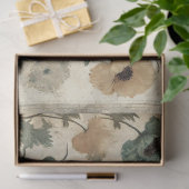 Le Femme Old World Floral Viktorianisch Decoupage Seidenpapier (Geschenk)