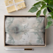 Le Femme Old World Floral Viktorianisch Decoupage Seidenpapier (Geschenk)