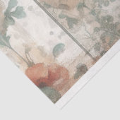 Le Femme Old World Floral Viktorianisch Decoupage Seidenpapier (Ausschnitt)