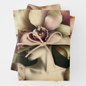 Le Femme Orchid Decoupage Flat Wrapping Geschenkpa Geschenkpapier Set (Beispiel)