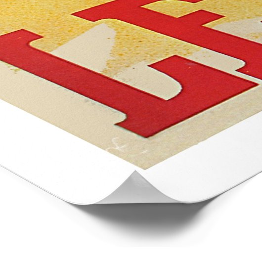 Le Figaro Poster (Ecke)