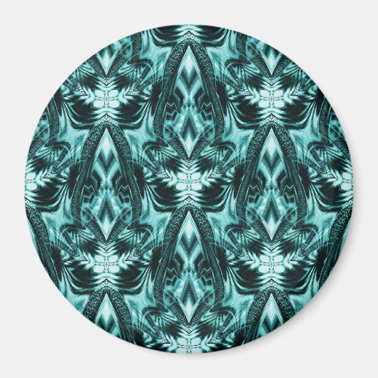 Le Fleurs en Turquoise... Magnet (Vorne)