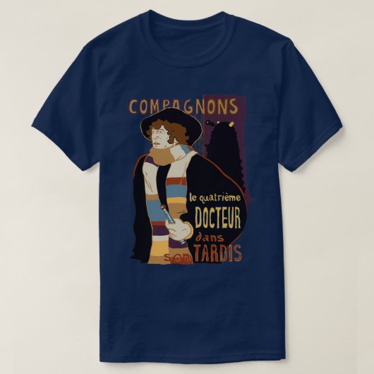 Le Fourth Doctor T-Shirt (Design vorne)