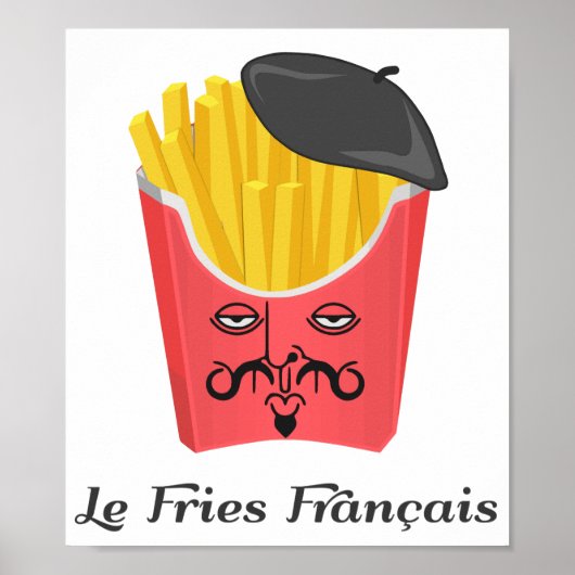 Le French Fries aus Frankreich Poster (Vorne)