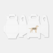 LE Gelbe Silhouette Geschenkschachtel (Ungefaltet)