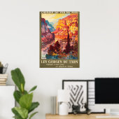 LE GORGES DU TARN POSTER (Heimbüro)