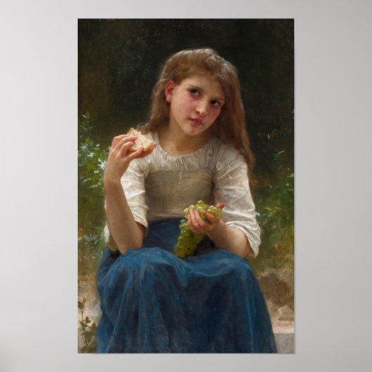Le Gouter von William-Adolphe Bouguereau Poster (Vorne)