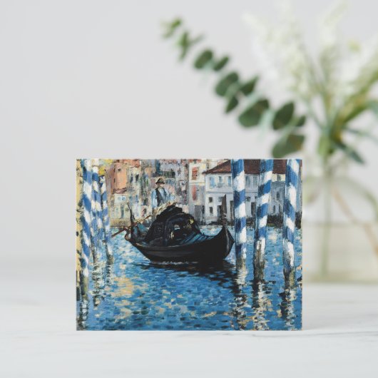 Le Grand Canal à Venise - Edouard Manet Postkarte (Stehend Vorderseite)