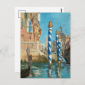 Le Grand Canal à Venise | Édouard Manet Postkarte (Vorne/Hinten)