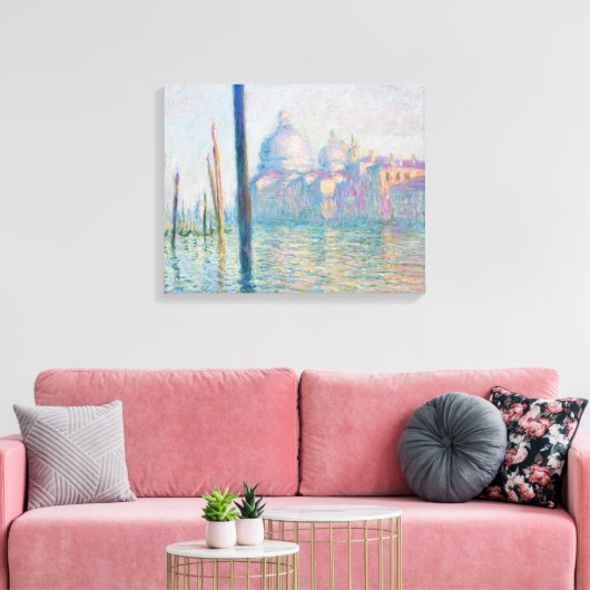 Le Grand Canal | Claude Monet Leinwanddruck (Insitu (Wohnzimmer))