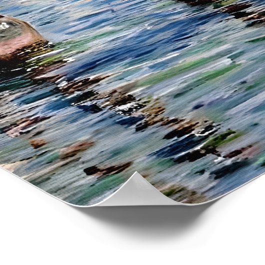 Le Grand Canal Poster (Ecke)