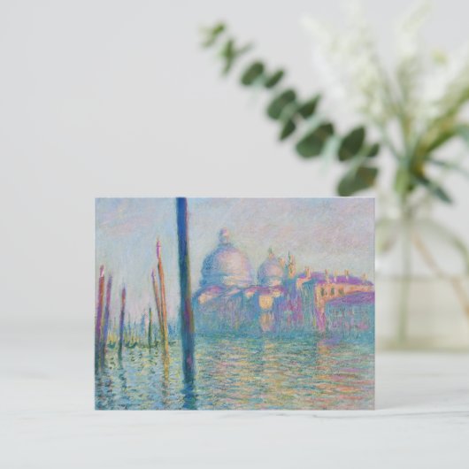 Le Grand Canal, Venedig von Claude Monet (1908) Postkarte (Stehend Vorderseite)