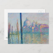 Le Grand Canal, Venedig von Claude Monet (1908) Postkarte (Vorne/Hinten)