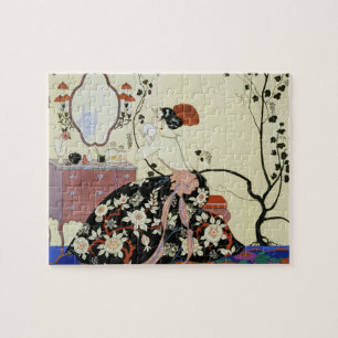 Le Grand Decolletage von George Barbier, Art Deco Puzzle