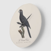 Le Grand Vaza / Greater Vasa Parrot Große Wanduhr (Winkel)