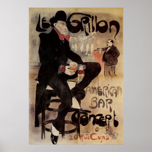 Le Grillon - Französische Kunst Poster (Vorne)