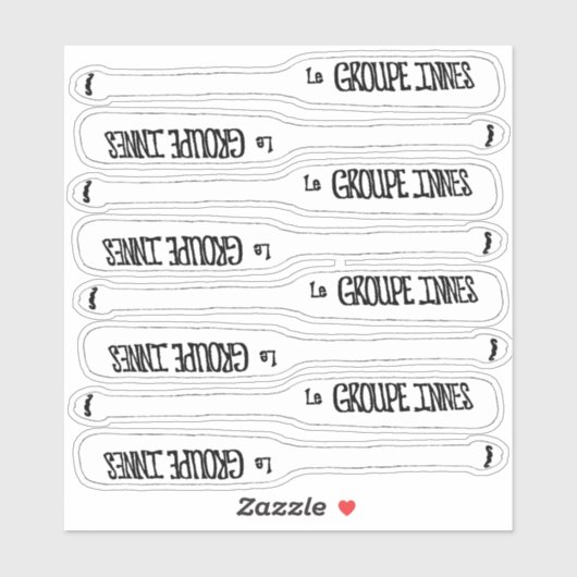 Le Groupe Innes Vinyl Aufkleber (Blatt)