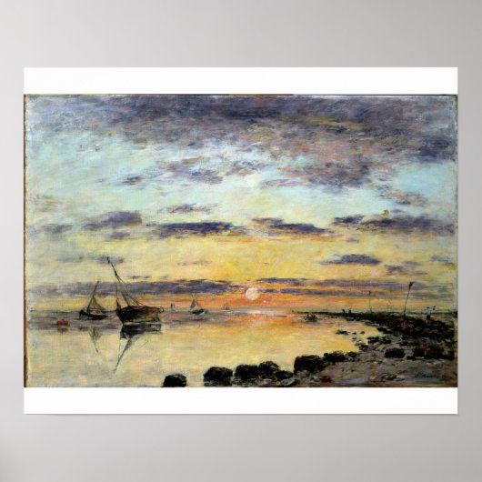 Le Havre, 1889 (oil on canvas) Poster (Vorne)