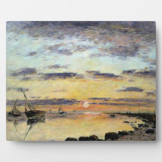 Le Havre, 1889 (Öl auf Leinwand) Fotoplatte (Vorderseite)