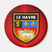 Le Havre Flag Magnet (Vorne)