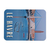 Le Havre Foto Vintage Magnet (Horizontal)
