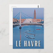 Le Havre Foto Vintage Postkarte (Vorne/Hinten)