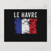 Le Havre France Flag French Souvenir Postkarte (Vorderseite)