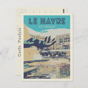 Le Havre France Le Volcan Konzerthalle Niemeyer Postkarte