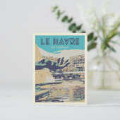 Le Havre France Le Volcan Konzerthalle Niemeyer Postkarte (Stehend Vorderseite)