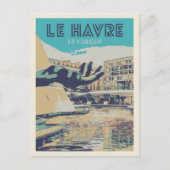 Le Havre France Le Volcan Konzerthalle Niemeyer Postkarte (Vorderseite)