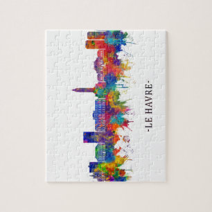 Le Havre France Skyline Puzzle
