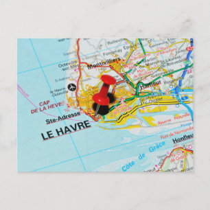 Le Havre, Frankreich Postkarte