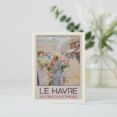 Le Havre painting Illustration Frankreich Postkarte (Stehend Vorderseite)