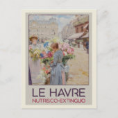 Le Havre painting Illustration Frankreich Postkarte (Vorderseite)
