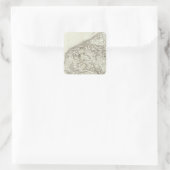 Le Havre Quadratischer Aufkleber (Tasche)