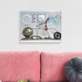 Le Heros Technologique K7 1986 Mixed-Media Geek C Leinwanddruck (Insitu (Wohnzimmer))