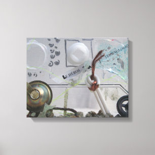 Le Heros Technologique K7 1986 Mixed-Media Geek C Leinwanddruck