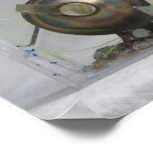 Le Heros Technologique K7 1986 Mixed-Media Geek P Poster (Ecke)