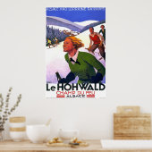 Le Hohwald Vintages französisches Reiseposter Poster (Küche)