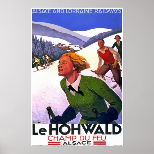 Le Hohwald Vintages französisches Reiseposter Poster (Vorne)