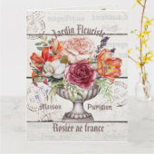 Le Jadinier Bouture plantes Rustikales französisch Karte (Gelbe Blume)