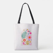 Le Jardin 04 Retro-Blume Modernes Flora Tasche (Rückseite)