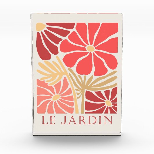 Le Jardin Boho Blume Fotoblock (Vorderseite)