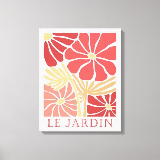 Le Jardin Boho Blume Leinwanddruck (Vorderseite)
