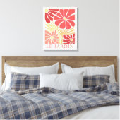 Le Jardin Boho Blume Leinwanddruck (Insitu (Schlafzimmer))