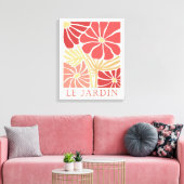 Le Jardin Boho Blume Leinwanddruck (Insitu (Wohnzimmer))